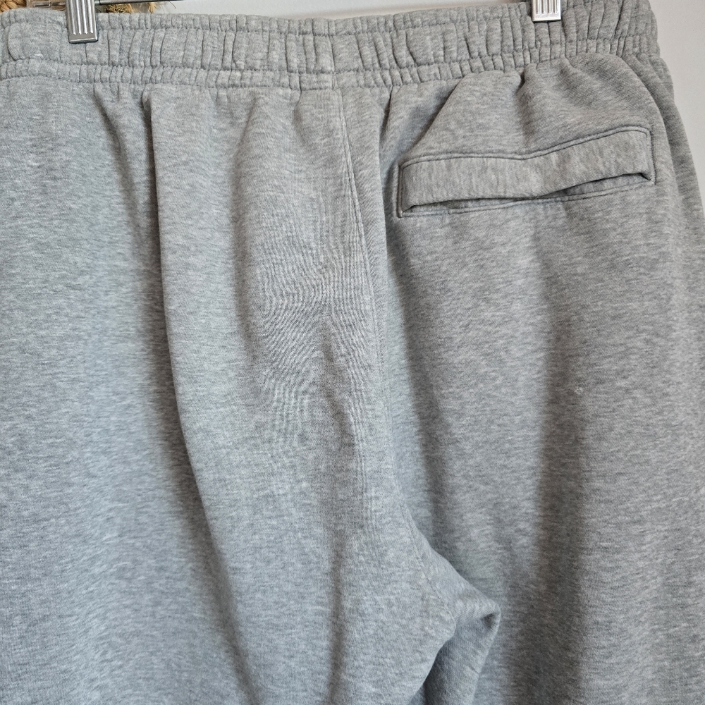 Nike Men Athletic Gym Workout Club Fleece Jogger Sweatpants SZ Large Swoosh Logo - Picture 7 of 9